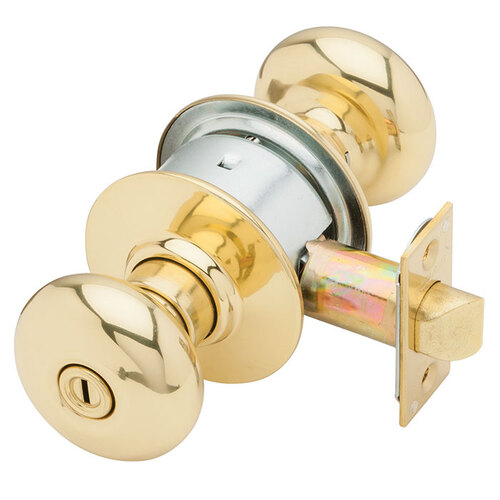 A40S Plymouth Privacy Lock, Bright Polished Chrome