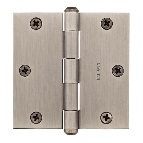 Square Hinge Matte Antique Nickel