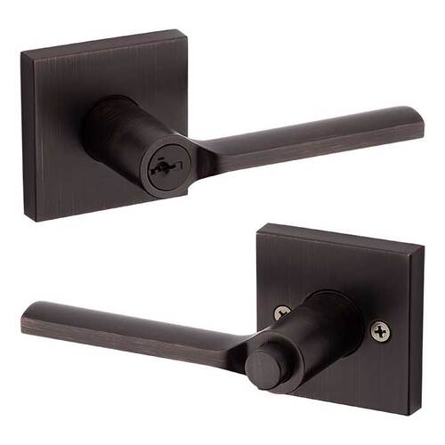 Lisbon Keyed Entry Lever Venetian Bronze