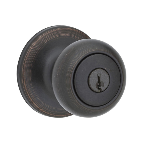 Cove Keyed Entry Knob Venetian Bronze