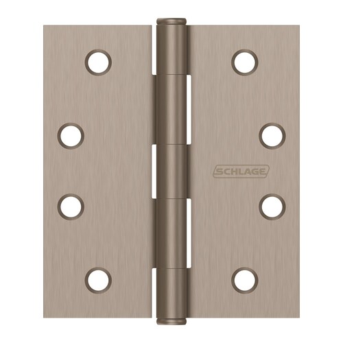 4" Square Hinge, Satin Nickel