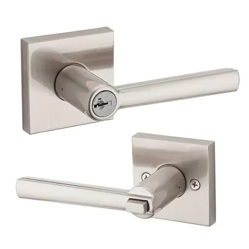 Montreal Keyed Entry Lever Satin Nickel