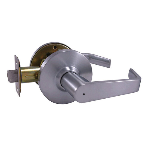 J76 Privacy Lever Lockset, Satin Chrome