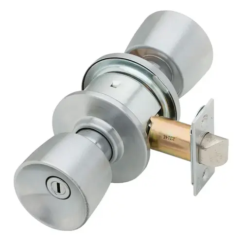 A40S Tulip Privacy Lock, Satin Chrome