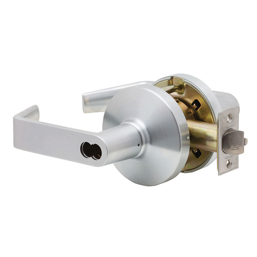 W Series Entry/Office Lock, Satin Chrome