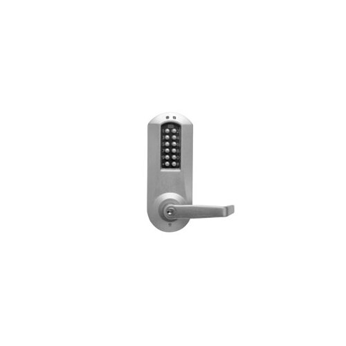 Kaba Access E5010-S-WL-26D-41 E-Plex 5000 Series Electronic Pushbutton Exit Trim, Satin Chrome