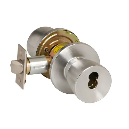 W Series Entry/Office Lock, Satin Chrome