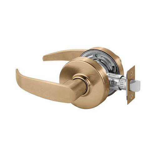 7 Line U15 Passage Lever Lockset Satin Bronze