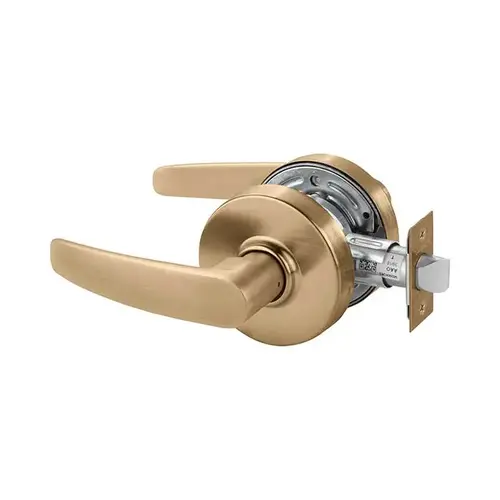 7 Line U15 Passage Lever Lockset Satin Bronze