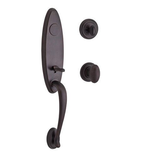 Chesapeake Handleset with Ellipse Knob Venetian Bronze