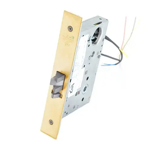 ML2055 Classroom Mortise Lever Lock - Authorized Egress - Motor Drive - Fail Safe Bright Polished Brass