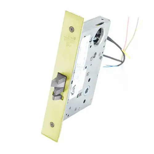 ML2055 Classroom Mortise Lever Lock - Authorized Egress - Motor Drive - Fail Secure Satin Brass