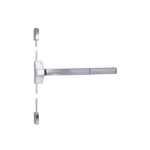 7110 Surface Vertical Rod Series Exit Device, Satin Stainless Steel