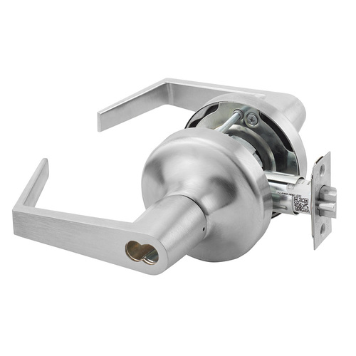 5300LN Series Standard Duty Lever Lock, Satin Chrome