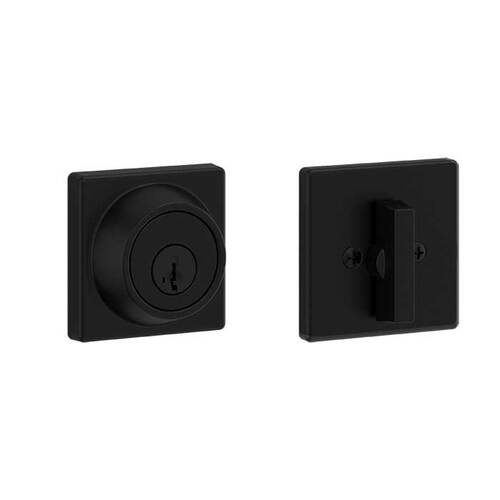 660 SQT Single Cylinder Deadbolt Matte Black