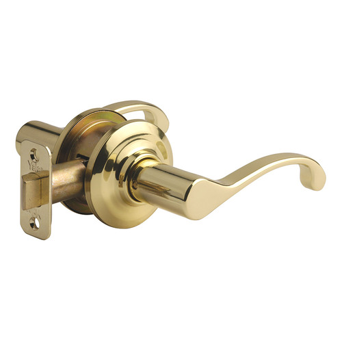 McClure Passage Lever, Bright Polished Brass