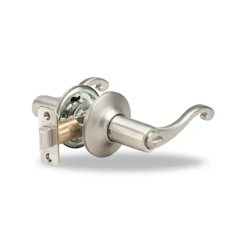 Savannah Privacy Lever, Satin Nickel