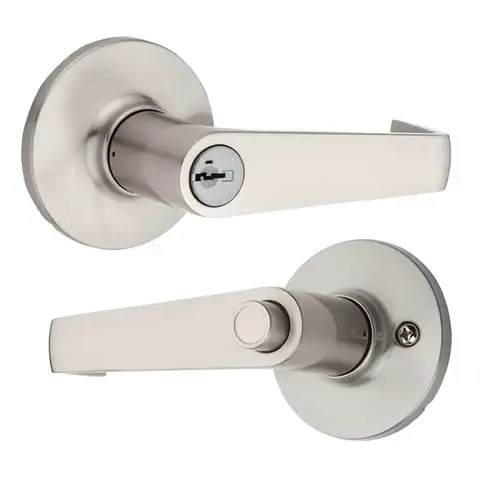 Carson UL Keyed Entry Lever Satin Nickel