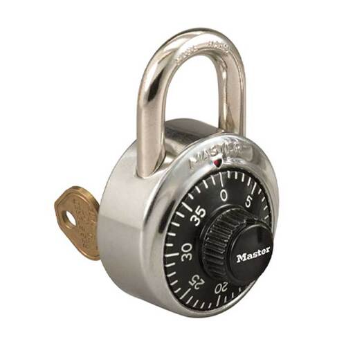 Combination Padlock With Key