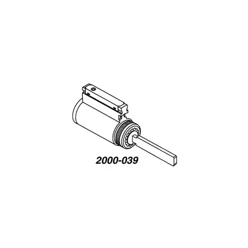 CL3900 Series Cylinder Satin Chrome