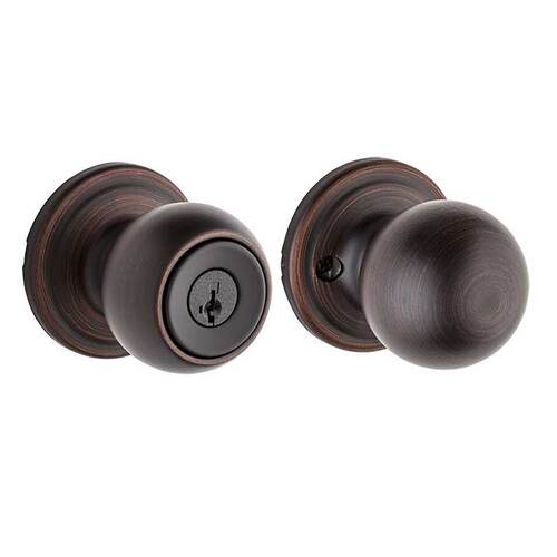 Circa Keyed Vestibule Knob Venetian Bronze