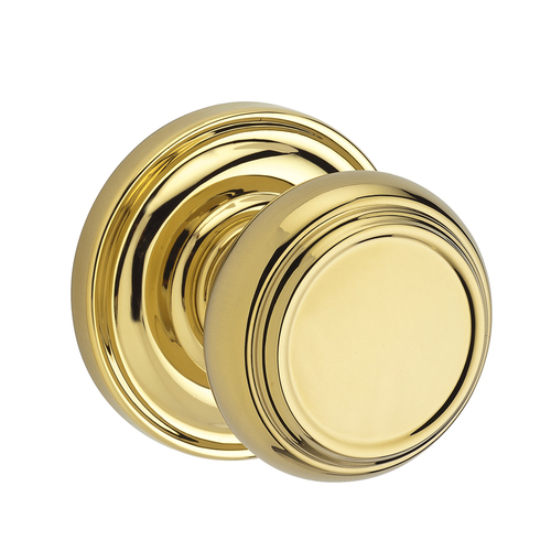 Traditional Reserve Knob Bright Polished Brass