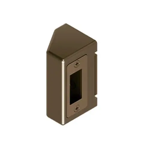 Jamb Mount Wall Strike for 1074-1 or 1074-3 Tubular Lock Equivalent Satin Stainless Steel Finish