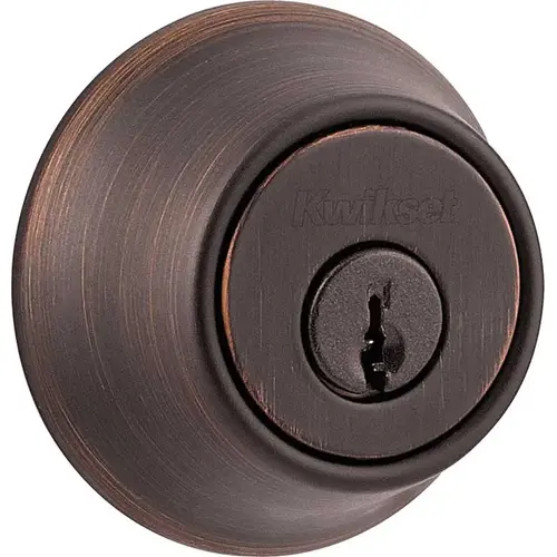 665 Contemporary Double Cylinder Deadbolt Venetian Bronze