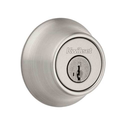 665 Contemporary Double Cylinder Deadbolt Satin Nickel