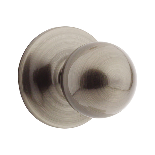 Polo Passage Knob Satin Nickel Blackened