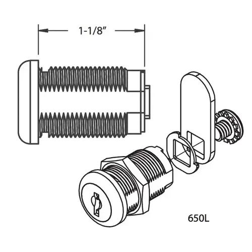 CCL Security Products 65006 Cam Lock