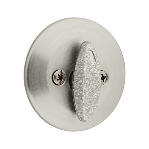 663 One-Sided Deadbolt Satin Nickel