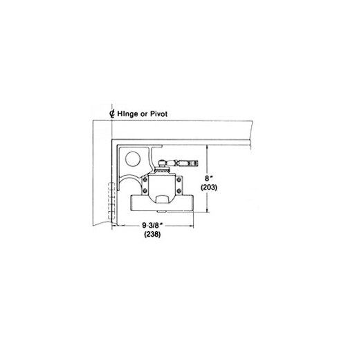 78 B/F Series Corner Bracket Aluminum Painted