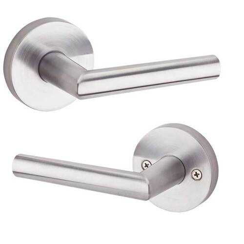 Milan Passage Lever Satin Chrome