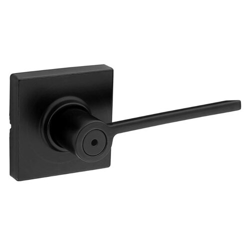 Ladera Privacy Lever Iron Black