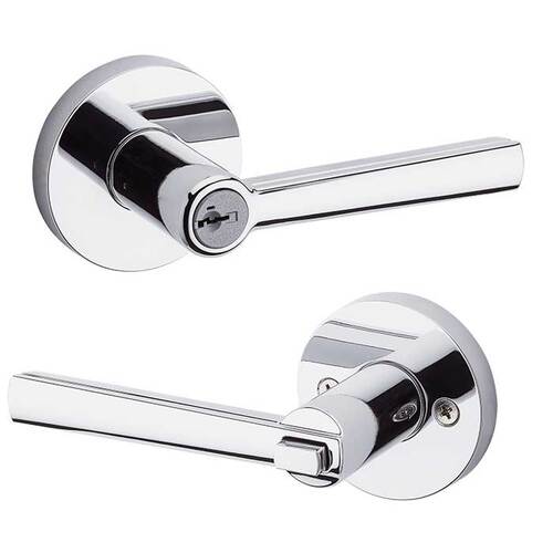 Montreal Keyed Entry Lever Bright Polished Chrome