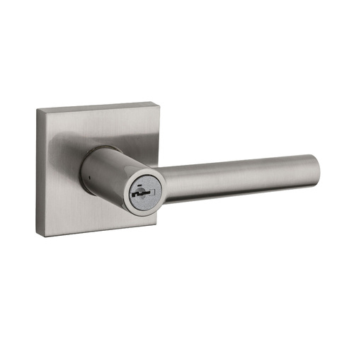 Milan Keyed Entry Lever Satin Nickel