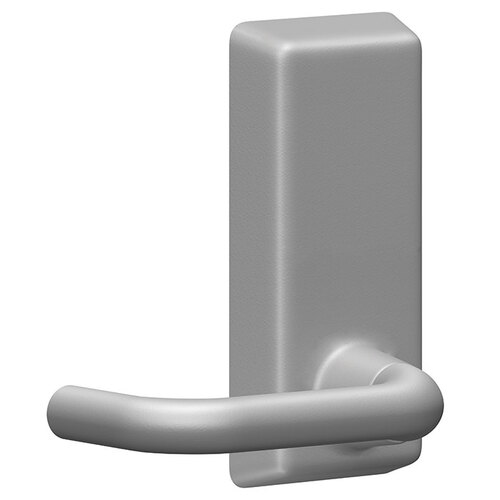 230L Lever Blank Escutheon Trim - 03 Lever, Aluminum Painted