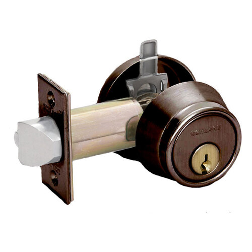 B250PD Single Cylinder Deadbolt, Oil Rubbed Dark Bronze