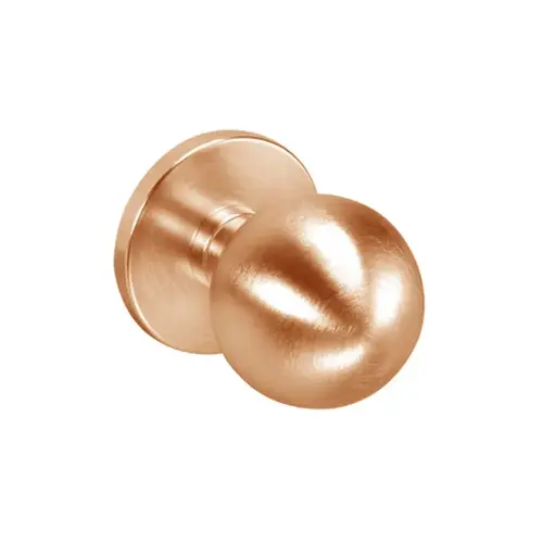 8802 Mortise Privacy Knob Lockset, Satin Bronze