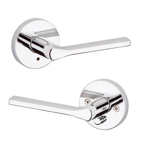 Lisbon Privacy Lever Bright Polished Chrome