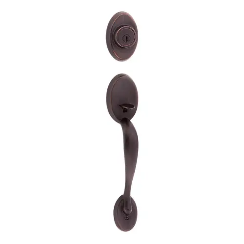 Chelsea Exterior Single Cylinder Handleset Trim Venetian Bronze