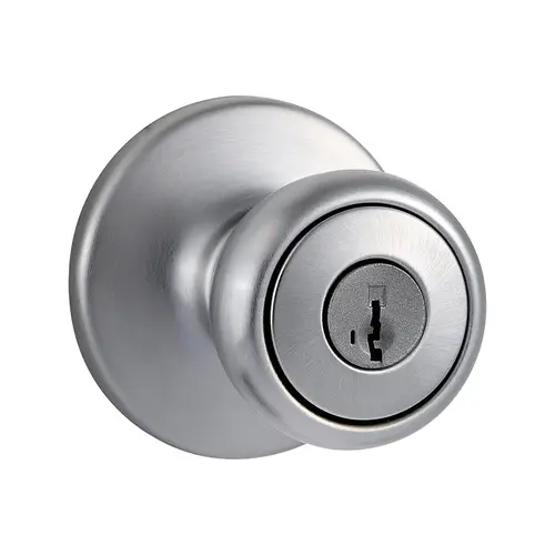 Tylo Keyed Entry Knob Satin Chrome