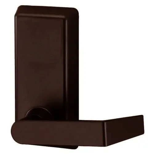 230L Lever Blank Escutheon Trim - 06 Lever, Dark Bronze Painted