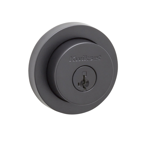 Milan Single Cylinder Deadbolt Iron Black