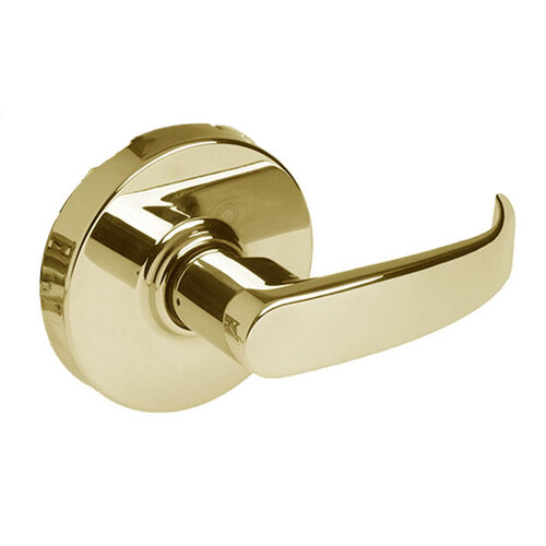 7 Line U94 Double Lever Dummy Trim Bright Polished Brass