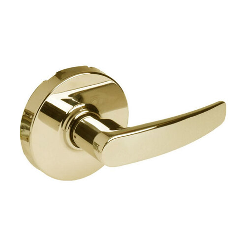 7 Line U94 Double Lever Dummy Trim Bright Polished Brass