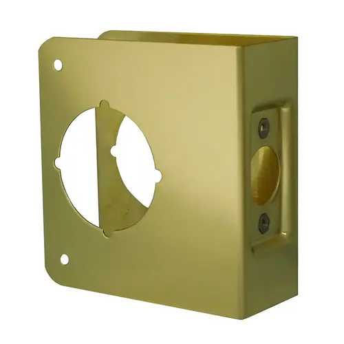 Wrap Around Plate Polished Brass