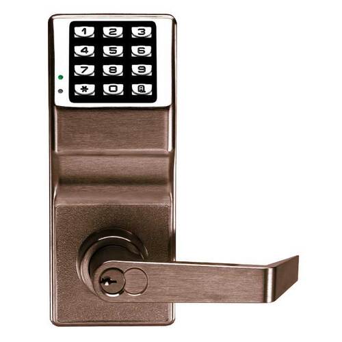 Alarm Lock DL2700IC-10B-C DL2700 Series Trilogy T2 Cylindrical Electronic Digital Lock Oil Rubbed Dark Bronze