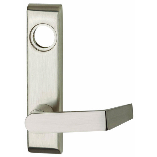 19 Series Exit Device Lever Trim, Satin Nickel